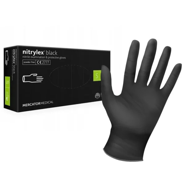 Nitrylex Black gumikesztyű fekete S